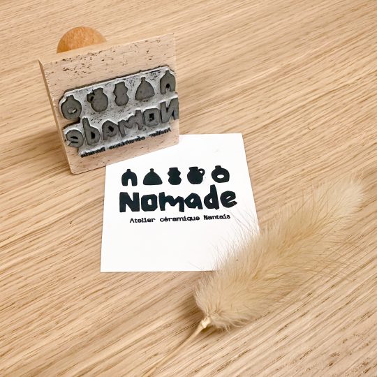 Tampon Logo carré en Bois • 50 x 50 mm – Image 2