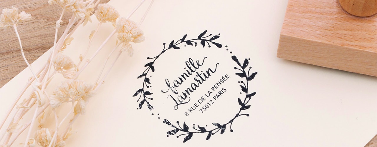 créer un tampon adresse