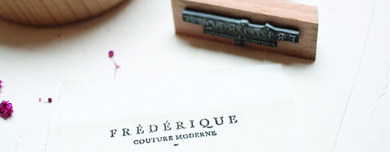 Tampon textile ou étiquette