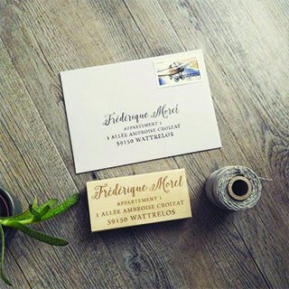 Correspondance personnalisé avec un tampon adresse