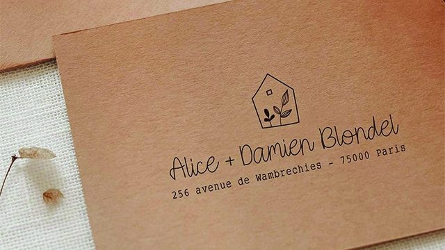 tampon adresse famille