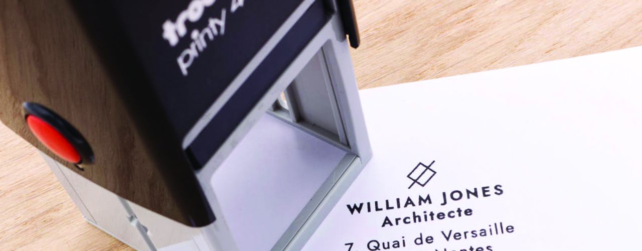 tampon automatique personnalisé