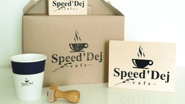 tampon logo de marque packaging